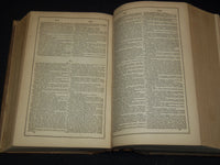 1863 LIPPINCOTT'S COMPLETE PRONOUNCING GAZETTEER - 2182 PAGES - KD 7462A