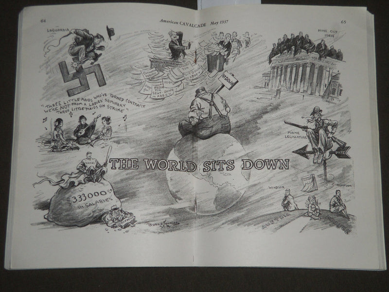 1937 MAY AMERICAN CAVALCADE MAGAZINE - DIGEST - VOLUME 1 NO. 1 - J 2429