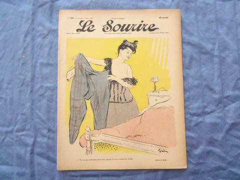 1903 JUNE 6 LE SOURIRE MAGAZINE - ILLUSTRATED COMEDY - FRENCH TEXT - SP 4865Q