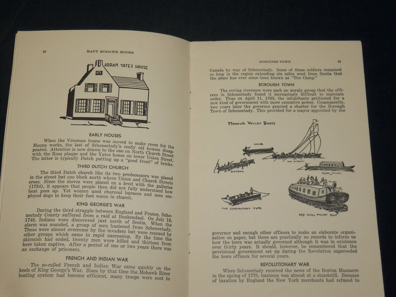 1938 MANY MOHAWK MOONS BOOK SIGNED BY C. E. BENNETT - J 5882