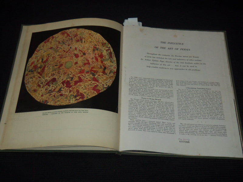 1948 PERSIAN ART - AMERICAN FABRICS VOLUME - DESIGNS FROM MIDDLE EAST - KD 3351V