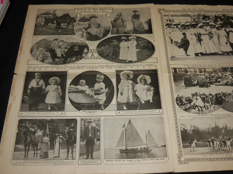 1910 MAY 29 NEW YORK TIMES PICTURE SECTION - JULIA WARD HOWE - NP 5645