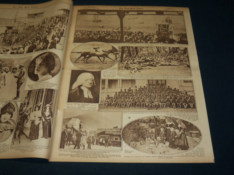 1917 JULY 15 NEW YORK TIMES ROTO PICTURE SECTION - RUSSIAN COMMISSION - NT 8989