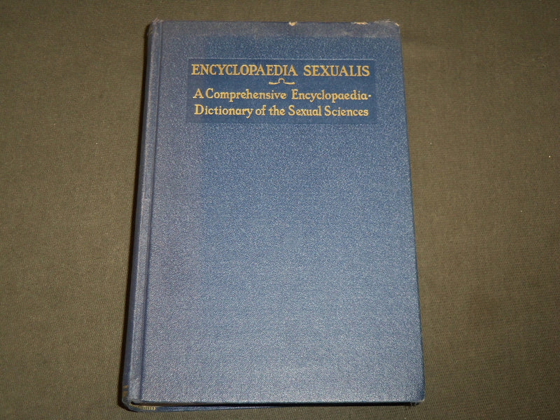 1936 ENCYCLOPAEDIA SEXUALS BOOK EDITED BY VICTOR ROBINSON, M. D. - KD 6192