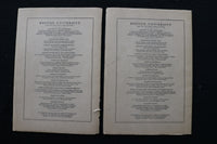 1928 JANUARY BOSTON UNIVERSITY BEACON - SAMUEL WAXMAN - LOT OF 2 - K 2215