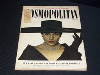1950 JUNE COSMOPOLITAN MAGAZINE - NICE FASHION FRONT COVER - E 13974