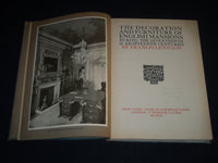 1909 THE DECORATION AND FURNITURE OF ENGLISH MANSIONS VOLUME BY LENYGON - Z 117