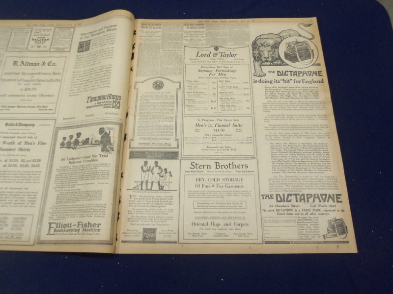 1917 MAY 28 NEW YORK TIMES - CLEMENCEAU PLEADS FOR COL. ROOSEVELT - NT 9145