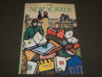 1956 DECEMBER 1 NEW YORKER MAGAZINE FRONT COVER ONLY - GREAT ART FOR FRAMING