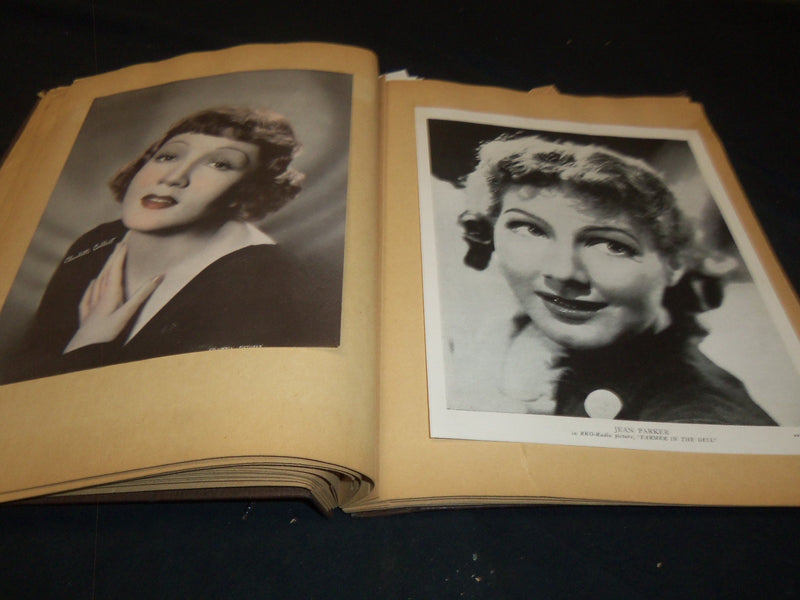 1930'S HOLLYWOOD STARS SCRAPBOOK - TEMPLE - HARLOW - 39A