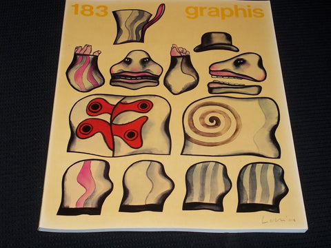 1976 #183 GRAPHIS MAGAZINE VERY NICE COVER ART & INSIDE PAGES - E 858