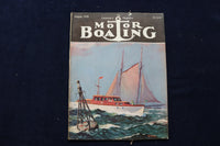 1938 AUGUST MOTOR BOATING MAGAZINE - ILLUSTRATED BOATS COVER - E 11682