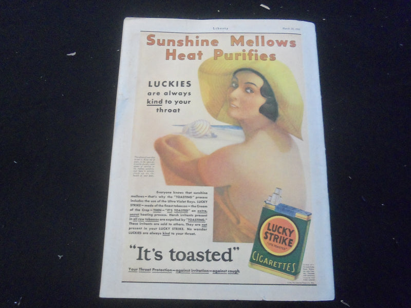 1931 MARCH 28 LIBERTY MAGAZINE - THIS WILL HURT YOU MORE THAN ME - SP 5190B
