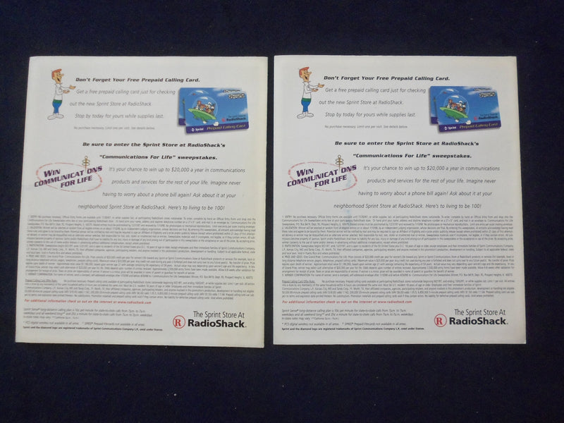1997 JETSONS/RADIO SHACK BROCHURES-THE 21ST CENTURY IS CLOSER THAN THINK- J 9415