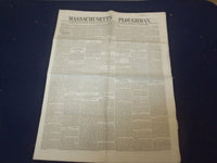 1849 MAY 5 MASSACHUSETTS PLOUGHMAN NEWSPAPER - FREEMONT'S SECOND LETTER- NP 5167