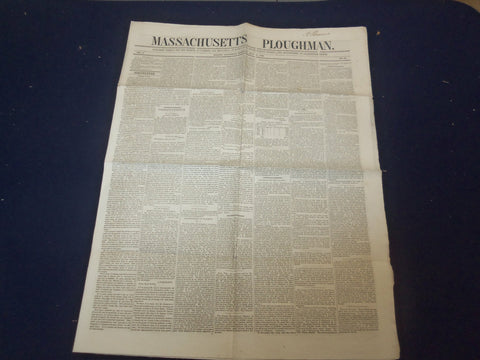 1849 MAY 5 MASSACHUSETTS PLOUGHMAN NEWSPAPER - FREEMONT'S SECOND LETTER- NP 5167