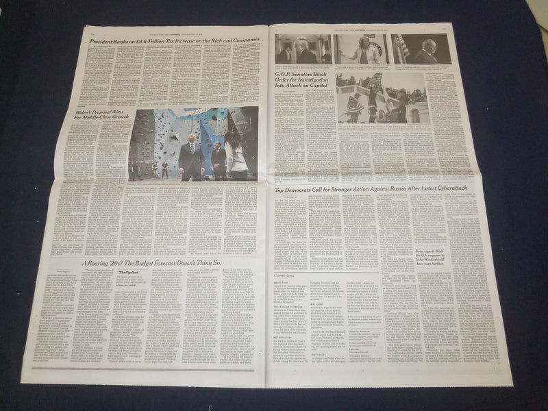 2021 MAY 29 NEW YORK TIMES - REPUBLICANS STOP INQUIRY CAUSES OF CAPITOL ATTACK