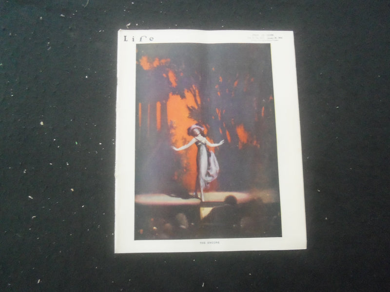 1914 JANUARY 29 LIFE MAGAZINE - THE ENCORE - L 758R