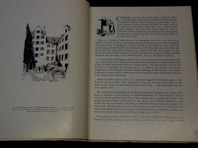 1967 THE BOOK OF CARLSBERG - FATHER AND SON SOFTCOVER BOOK - J 7464