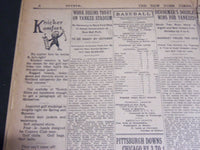 1922 MAY 6 NEW YORK TIMES - WORK BEGINS TODAY ON YANKEE STADIUM - NT 6936
