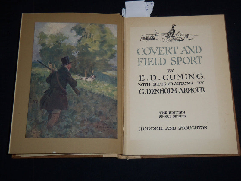 1940'S COVERT AND FIELD SPORT BRITISH SPORT SERIES BOOK BY E. D CUMING- KD 4502M