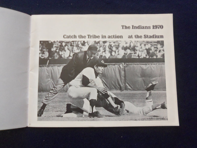 1970 CLEVELAND INDIANS YEARBOOK - SAM MCDOWELL - DEAN CHANCE - SP 6118ZA