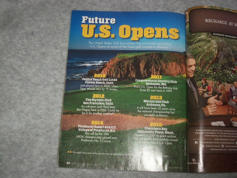 2009 JUNE 18-21 U.S. OPEN PROGRAM- BETHPAGE STATE PARK - TIGER WOODS - ST 6866