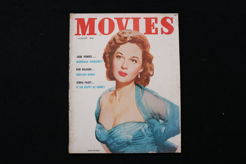1953 AUGUST MOVIES MAGAZINE - SUSAN HAYWARD COVER - E 24327