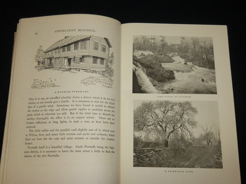 1923 CONNECTICUT BEAUTIFUL HARDCOVER BOOK BY WALLACE NUTTING - KD 6475