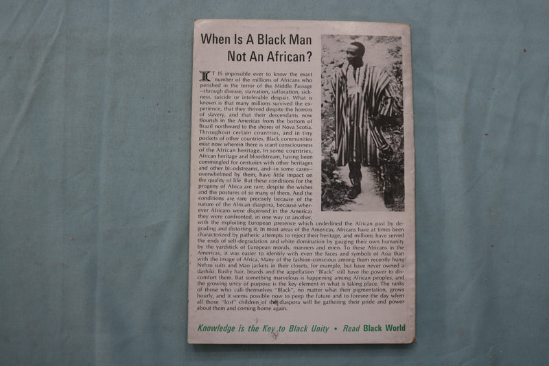 1974 OCTOBER BLACK WORLD MAGAZINE - MWALIMU JULIUS NYERERE - TANZANIA - K 3366