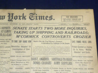 1917 DECEMBER 19 NEW YORK TIMES - GOETHALS TO HEAD ARMY SUPPLIES - NT 8273