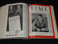 1937 APRIL-JUNE TIME MAGAZINE BOUND VOLUME - GREAT COVERS - NICE ADS - KD 3806M