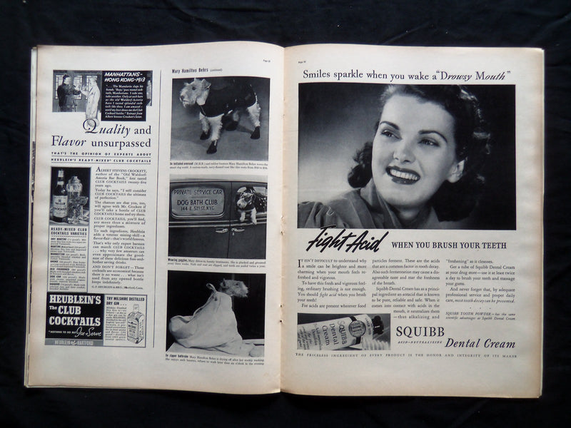1938 FEBRUARY 28 LIFE MAGAZINE - FIREWORKS AT MONTE CARLO - L 67