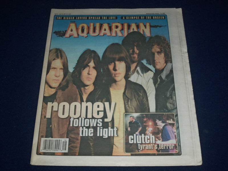 2004 APRIL 21-28 AQUARIAN WEEKLY NEWSPAPER - ROONEY COVER - J 1091