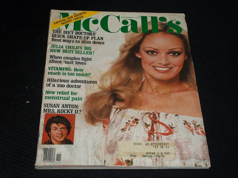 1979 NOVEMBER MCCALL'S MAGAZINE - SUSAN ANTON FRONT COVER - E 737