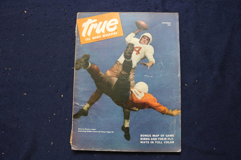 1947 NOV TRUE, MAN'S MAGAZINE - GEORGE PETTY PIN-UP - BOBBY LANE COVER - E 12969