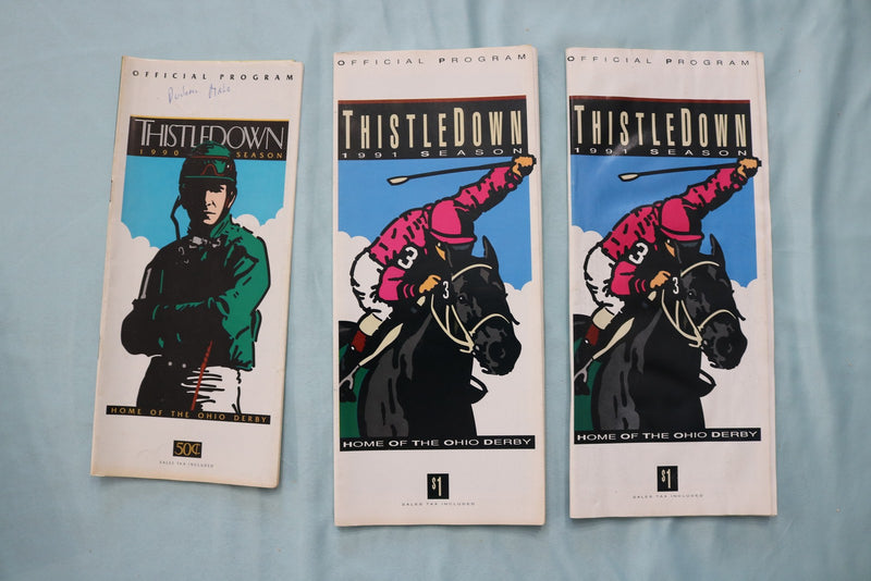 1990-2007 ASSORTED HORSE RACING PROGRAMS - LOT OF 13 - O 3958