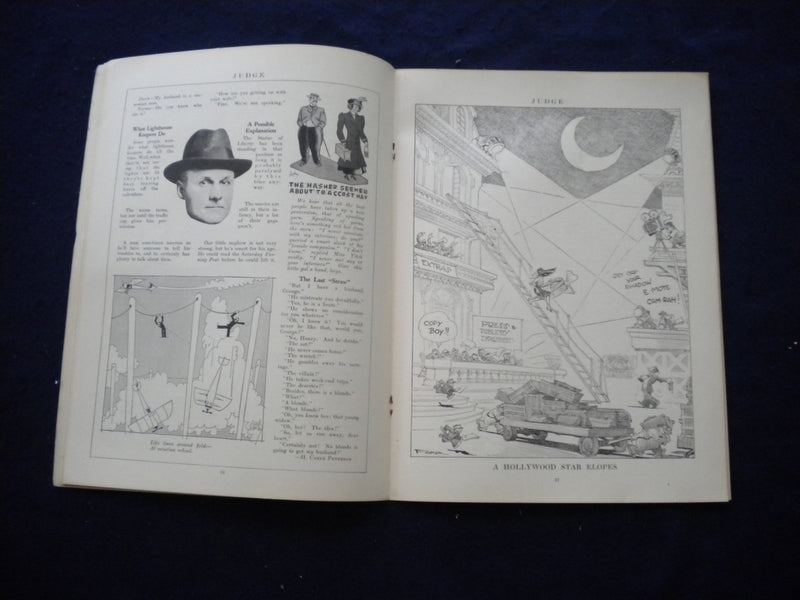 1927 SEPTEMBER 10 JUDGE MAGAZINE - NO MOTOR TO GUIDE HER! - B 436H