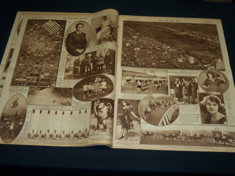 1921 MAY 15 NEW YORK TIMES PICTURE SECTION - HARDING - TILDEN - NT 8936