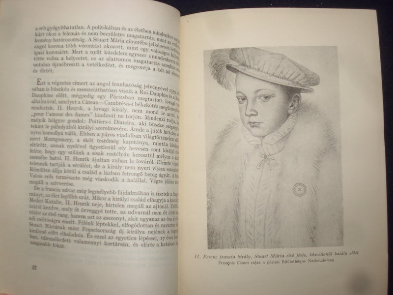 1957 STUART MARIA HARDCOVER BOOK BY STEFAN ZWEIG - HUNGARIAN TEXT - KD 8795