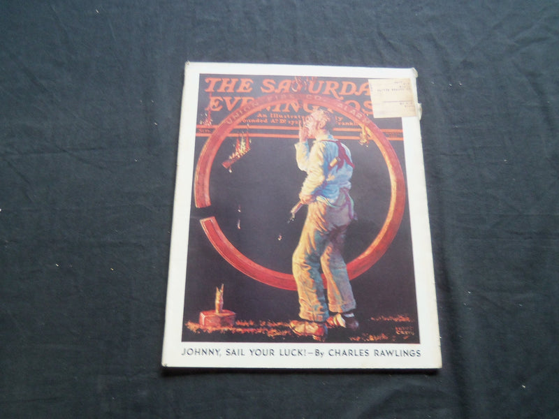 1937 MAY 22 THE SATURDAY EVENING POST MAGAZINE - ILLUSTRATED COVER - SP 1694