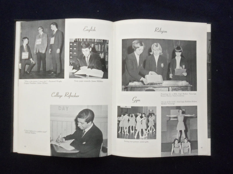 1967 CHIMES SAINT JOHN CATHEDRAL HIGH SCHOOL YEARBOOK - PATERSON, NJ - YB 3060