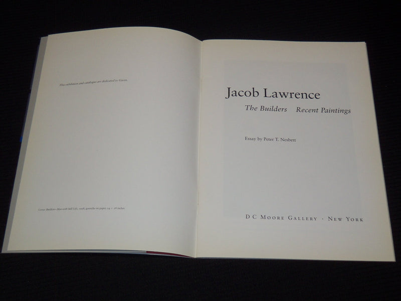 1998 JACOB LAWRENCE RECENT PAINTINGS EXHIBITION CATALOGUE - J 9596
