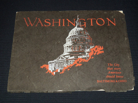 1920'S WASHINGTON THE HEART OF THE NATION VIEW BOOK - GREAT PHOTOS - J 7929