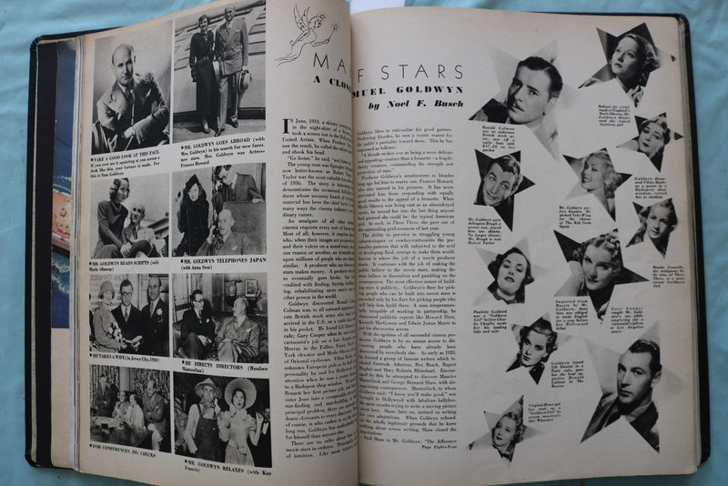 1937 JUNE, JULY, SEPTEMBER CINEMA ARTS MAGAZINE - BOUND VOLUME - E 26485