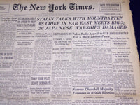 1945 JULY 26 NEW YORK TIMES - STALIN TALKS WITH MOUNTBATTEN - NT 537