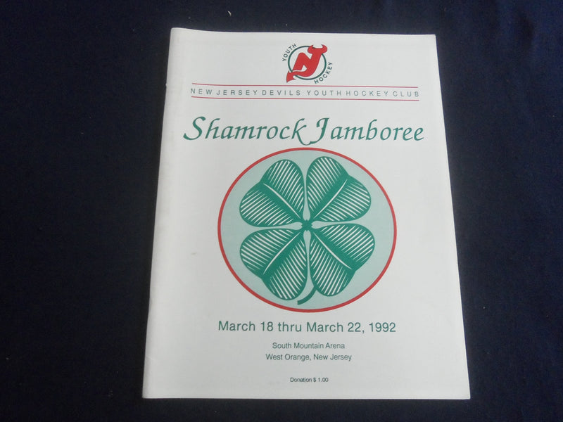 1992 MARCH 18-22 NEW JERSEY DEVILS YOUTH HOCKEY CLUB SHAMROCK JAMBOREE- SP 6481P