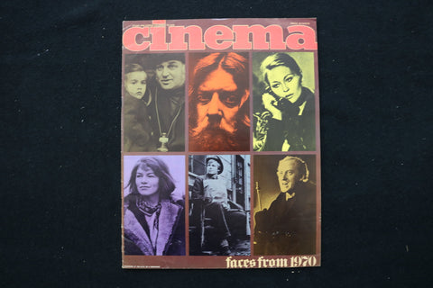 1970 DECEMBER 18 CINEMA MAGAZINE - FACES FROM 1970 COVER - E 24206