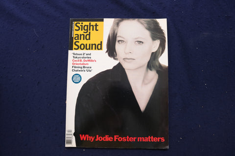 1991 DECEMBER SIGHT AND SOUND MAGAZINE - JODIE FOSTER COVER - E 17601