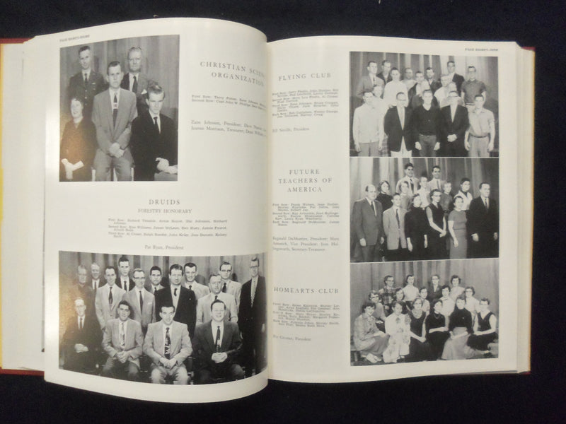 1956 THE SENTINAL MONTANA STATE UNIVERSITY YEARBOOK -MISSOULA, MONTANA - YB 3295